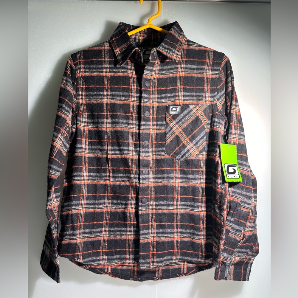 NWT Grom 100% cotton shirt for young boys size: 8 M
